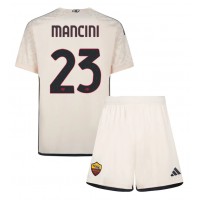 AS Roma Gianluca Mancini #23 Replica Away Minikit 2023-24 Short Sleeve (+ pants)